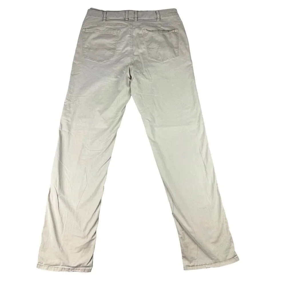 Tommy Bahama Pants Men's 36 x 36 Cream Straight Leg Khaki Casual Cotton Blend